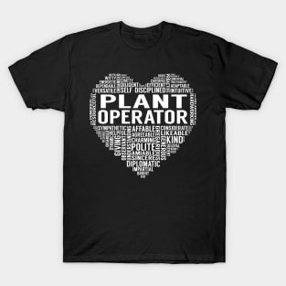 Plant Operator Heart T-Shirt